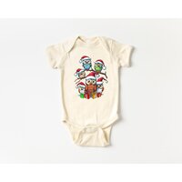 Christmas Owl Family Bodysuit, Newborn Gift, Baby Christmas Outfit