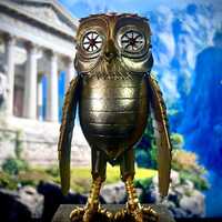 Bubo-Inspired Retro Owl Magnet / Desk Display &ndash; 80s Fantasy Tribute