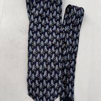 Vintage Blue Owls Necktie by Brooks Basics  57" Length  Please See Item Description for Measu