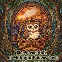 Storybook Coloring Book PDF | Cozy Owl Bakery Pages | Digital Printable Adult Gift