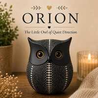 Orion the Owl of Quiet Direction | Meaningful Owl Gift with Story Card | Heirloom Keepsake | Comfort