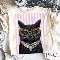 Glam Owl png, Preppy stripes png, bling design, Witchy png, animal print graphic, Mama png, Trendy f