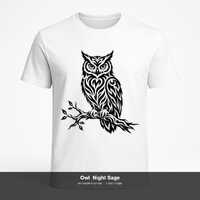 Owl Clipart PNG | Line Art Stickers | Digital Download for Crafts