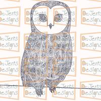 Owl Coloring Page