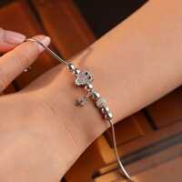 Italian Style Bracelet Crystal Owl Bead Family Tree Keepsake Accessory Present