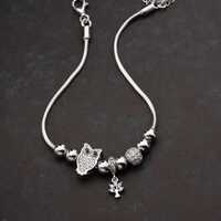 Owl Charm Bracelet Tree Of Life Pendant Wisdom Jewelry Italian Chain Gift