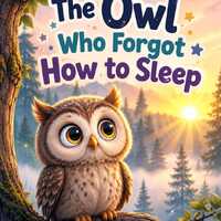 The Owl Who Forgot How to Sleep | Children&rsquo;s Bedtime Story | Cute Owl Picture Book | Printable