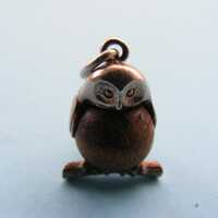 Nuvo Vintage Sterling Silver Charm Charms Touchwood Owl Touch Wood (J)