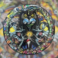 Wooden Owl Puzzle | Boulder Colorado Art, Whimsical Laser Cut, 143 Pieces