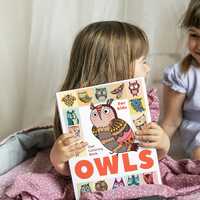 35 Original Hand-Drawn Owl Illustrations &ndash; Fairy Tales Coloring Book (PDF Download)