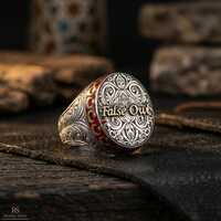 Personalized Owl Eye Handmade Sterling Silver Men&rsquo;s Ring