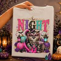 Night Owl Halloween PNG, Gothic Halloween Owl Design, Celestial Halloween Witchy Owl Animal Quote Su