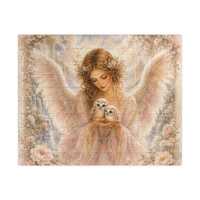 Angel and Owl Puzzle 1014 Piece Jigsaw | Whimsical Angel Owl Artwork