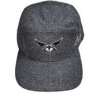 Strap-back Bent-Brim Hat - Owl Eyes - One Of A Kind