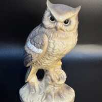 Sweet Vintage Perched Owl, 7”t