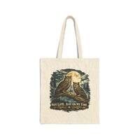 Not Late Just On My Time Owl Tote Bag | Moonlight Forest Design