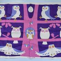 MCM OWLS Ulster Pure Irish Linen kitchen Towel NEW