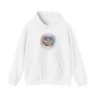 Owl Mandala Hoodie — Colorful Spiritual Owl Graphic Sweatshirt