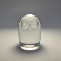 Hadeland Glassworks Norwegian Crystal Owl