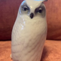 Vintage Royal Copenhagen White Snowy Owl Figurine no. 155