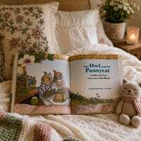 The Owl and the Pussycat by Edward Lear | Illustrated by Jan Brett | First Impression 1991 | Vintage