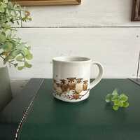 Vintage Ceramic Owl Mug