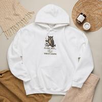 Vintage Owl Hoodie Wisdom Loading Hoodie Funny Graphic Hoodie Retro Animal Sweatshirt Book Lover Gif