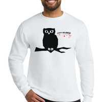 Halloween Owl Happy Halloween Design Crewneck Sweatshirt