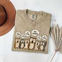 Custom Teacher Comfort Colors® Shirt, Funny Owl Shirt, Teacher Appreciation Gift, Funny Personal