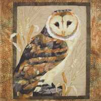 Mellow Meadow Owl Fusible Applique Art Quilt Pattern | MG004TW* | From Toni Whitney Design | Owl Wal