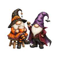 10 Halloween Owl PNG Bundle – Watercolor Pumpkin Witch Ghost Owl Clipart – Sublimation D