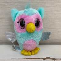 Hatchimals HatchiBuddies Owl Plush 6" Soft Toy – Teal Pink Silver Wings
