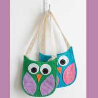 Vintage Sewing Pattern: Owl Purse (PDF Sewing Pattern) Childs Purse, Purse Sewing Pattern