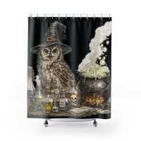 Owl and Potions - Shower Curtain