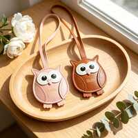 Handmade Personalized Owl Keychains, Custom Initial Bag Charms, Meaningful Custom Graduation Gifts f