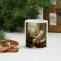 Cute Owl Mug, Cozy Cottagecore Coffee Mug, Owl Lover Gift, Woodland Animal Cup, Tea Lover Gift