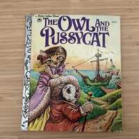 Vintage 1982 The Owl and The Pussycat Little Golden Book