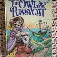 Vintage 1982 The Owl and the Pussycat Little Golden Book | Edward Lear Ruth Sanderson | 300-41 Child