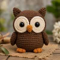 Crochet Owl Pattern, Amigurumi PDF, Beginner Friendly Crochet Animal