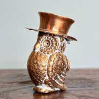 Antique Owl Match Strike