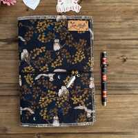 LIMITED EDITION Night Owls Soft Journal Cover with Vertical Pocket for multiple notebooks, books, jo