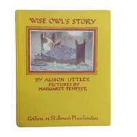Vintage Books Wise Owl's Story Alison Uttley 1954 Little Grey Rabbit Hardcover Childrens Stories