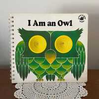 I Am an Owl Poke and Look Book: Giorgio Vanetti 1988 Graphic Art