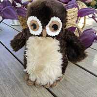 Cute little Healey toys plush owl, 70s. C30