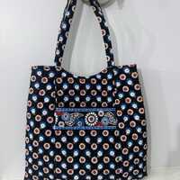Vera Bradley Night Owl Large Shoulder/Tote Bag