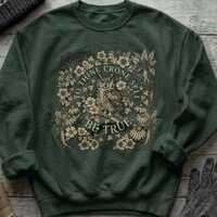 Wise Owl Crone Sweatshirt: Menopause Self-Care - Witchy Vibes