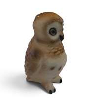 Vintage Hagen Renaker Owl Mama A-155 Miniature Ceramic Figurine 1.5" Brown