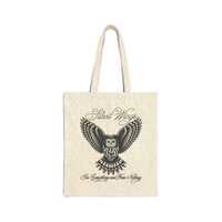 Silent Wings owl illustration Tote Bag | vintage bird art, nature tote