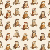 Autumn Woodland Owl Wrapping Paper Roll