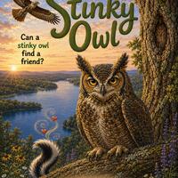 Stinky Owl Children&rsquo;s Picture Book | Owl Book for Kids, Great Horned Owl, Wildlife & Bird 